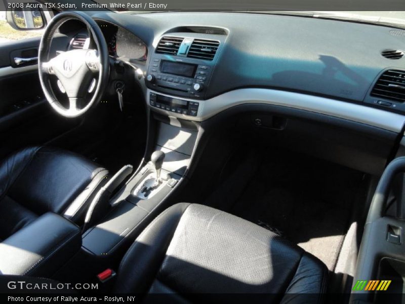 Premium White Pearl / Ebony 2008 Acura TSX Sedan