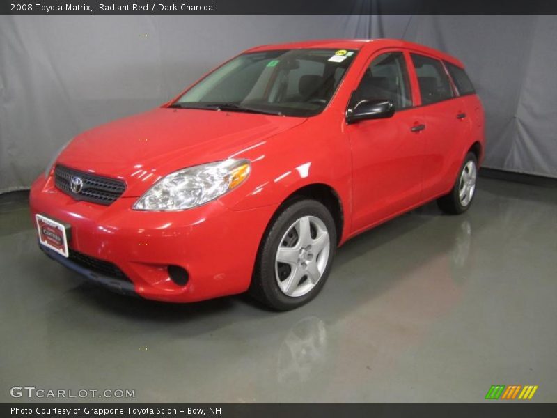 Radiant Red / Dark Charcoal 2008 Toyota Matrix