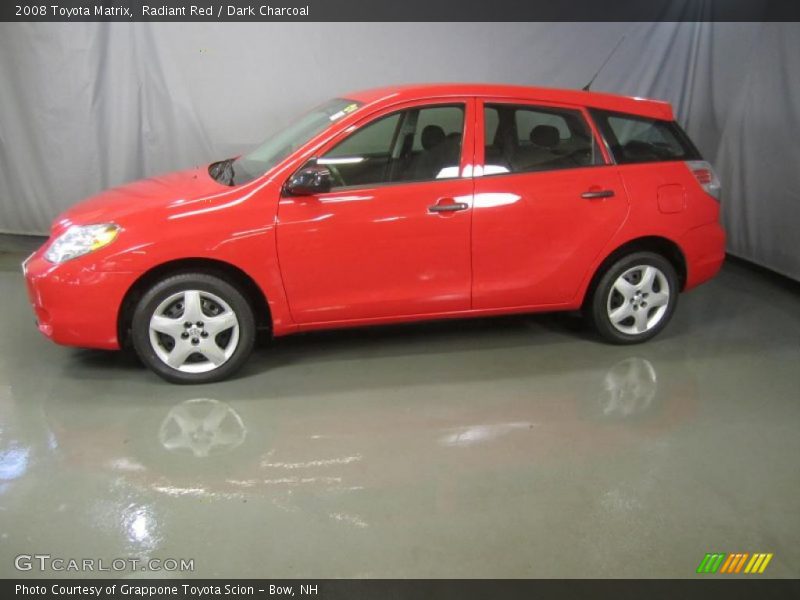Radiant Red / Dark Charcoal 2008 Toyota Matrix
