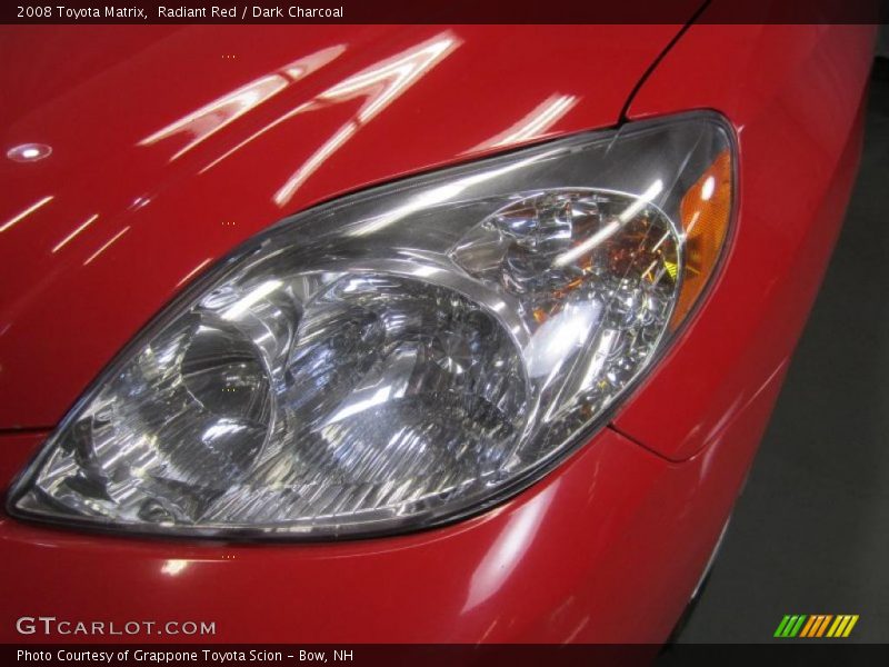 Radiant Red / Dark Charcoal 2008 Toyota Matrix