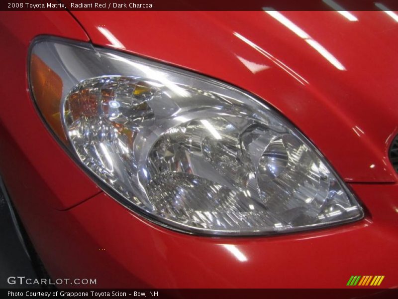 Radiant Red / Dark Charcoal 2008 Toyota Matrix