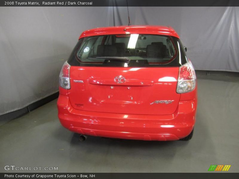Radiant Red / Dark Charcoal 2008 Toyota Matrix