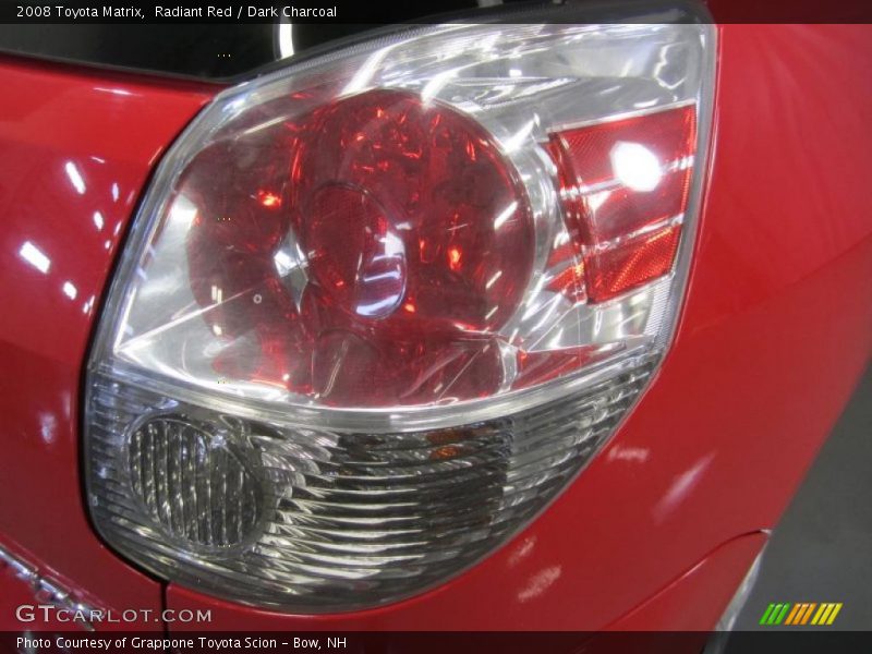 Radiant Red / Dark Charcoal 2008 Toyota Matrix