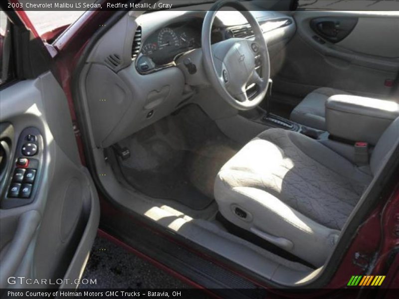 Redfire Metallic / Gray 2003 Chevrolet Malibu LS Sedan