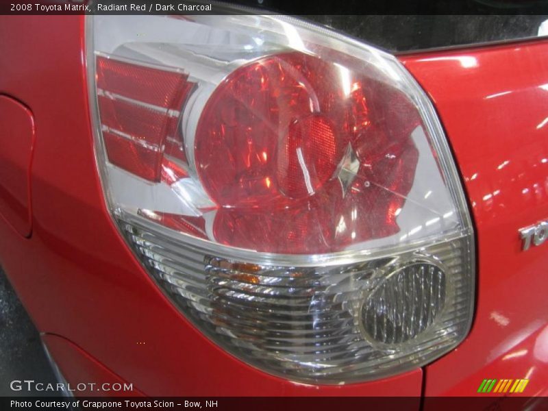 Radiant Red / Dark Charcoal 2008 Toyota Matrix