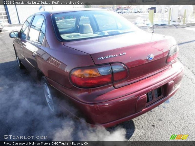 Redfire Metallic / Gray 2003 Chevrolet Malibu LS Sedan