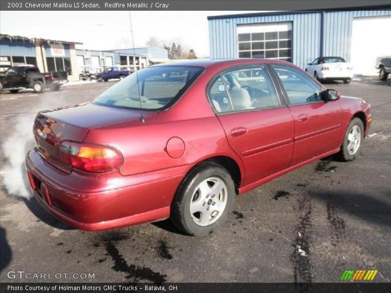 Redfire Metallic / Gray 2003 Chevrolet Malibu LS Sedan