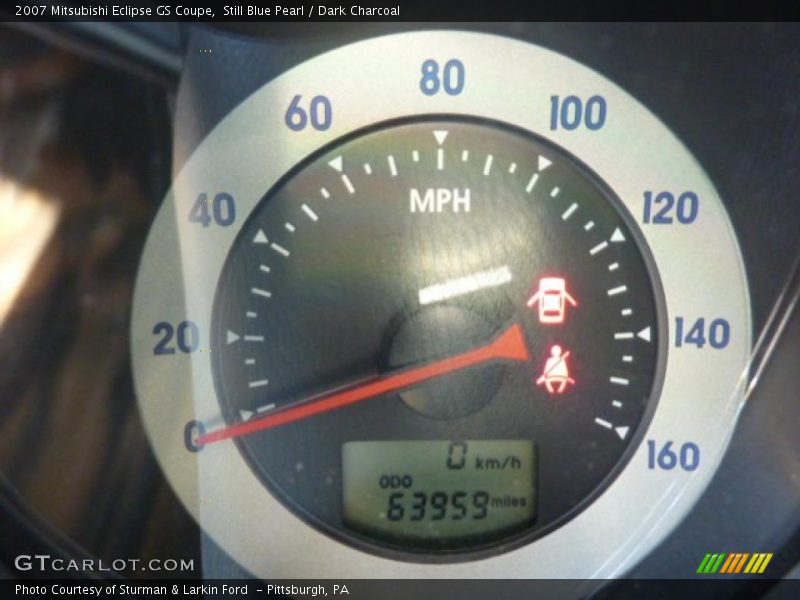 Still Blue Pearl / Dark Charcoal 2007 Mitsubishi Eclipse GS Coupe