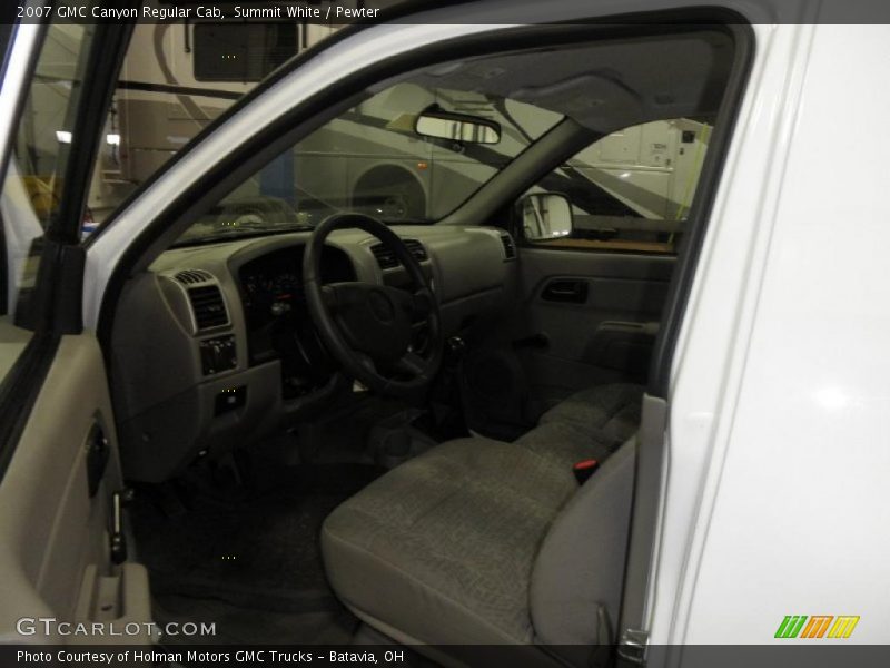 Summit White / Pewter 2007 GMC Canyon Regular Cab