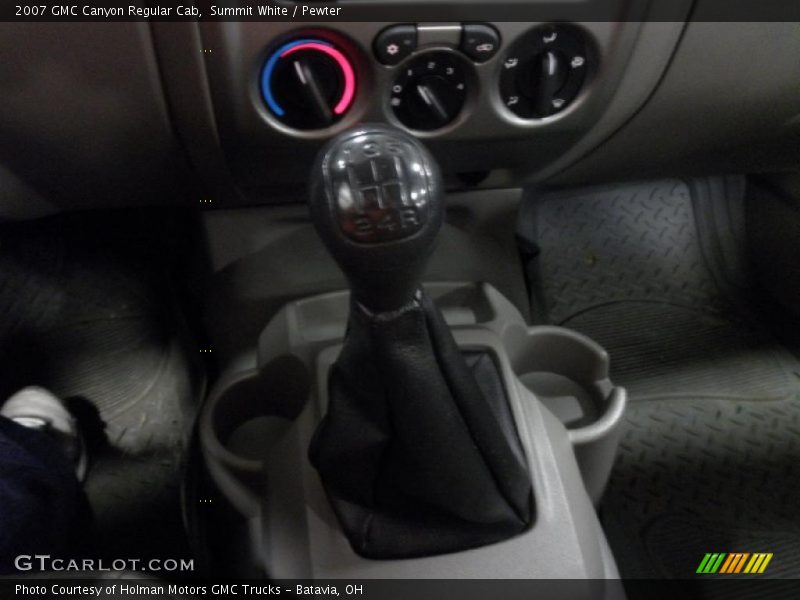 Summit White / Pewter 2007 GMC Canyon Regular Cab