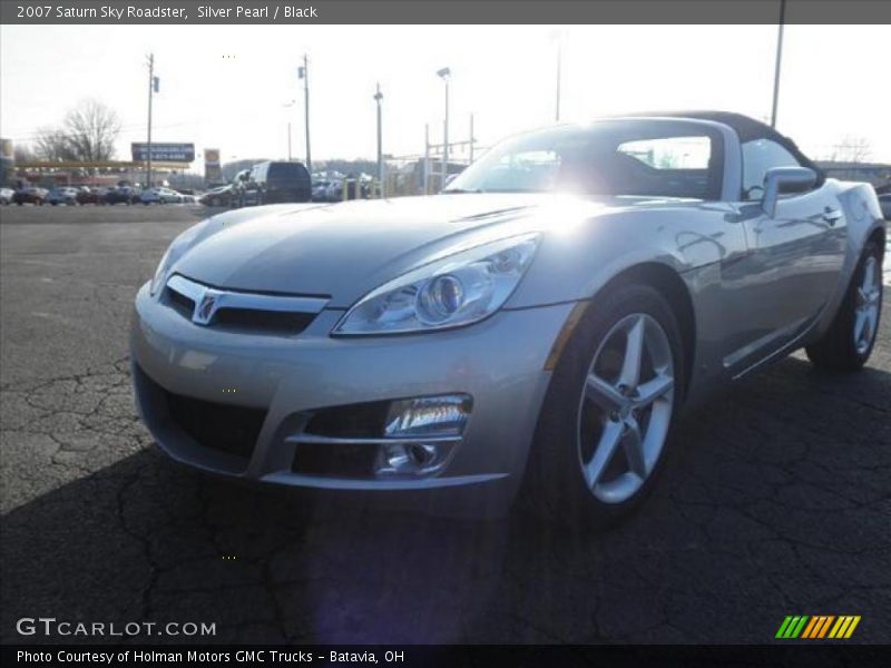 Silver Pearl / Black 2007 Saturn Sky Roadster