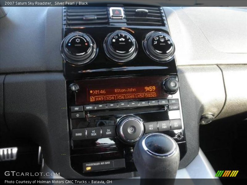 Controls of 2007 Sky Roadster