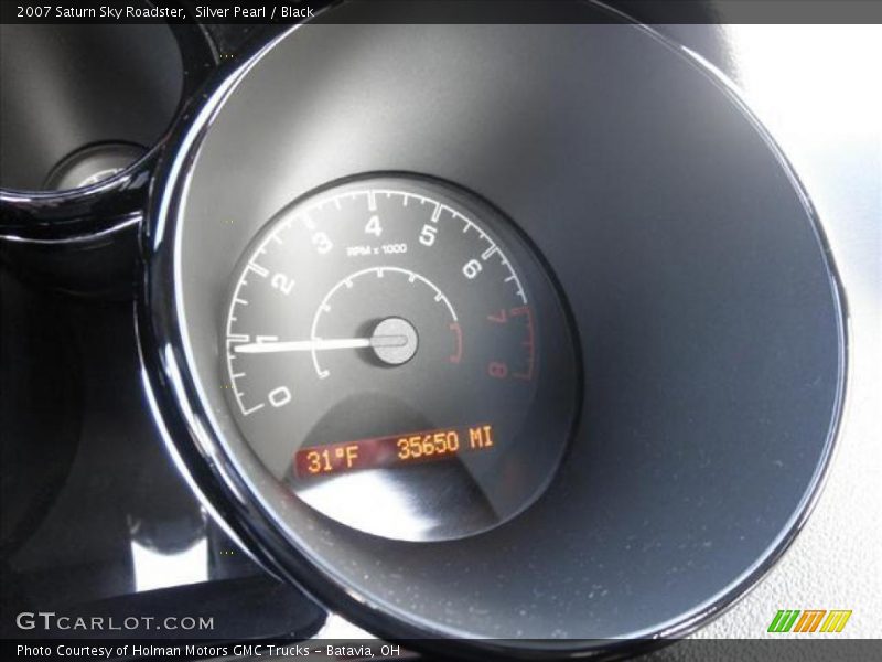 Silver Pearl / Black 2007 Saturn Sky Roadster