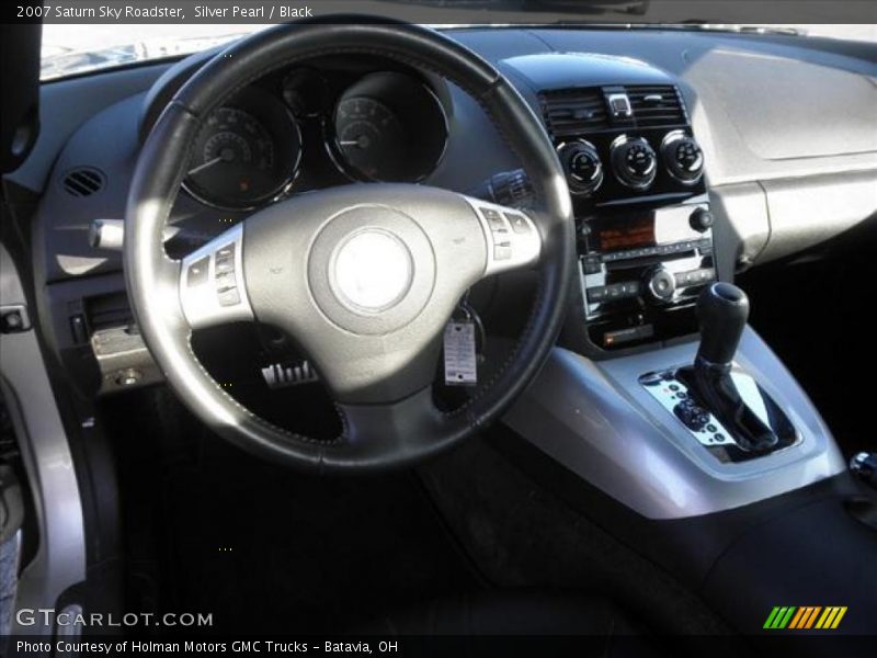 Silver Pearl / Black 2007 Saturn Sky Roadster