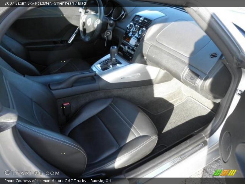 Silver Pearl / Black 2007 Saturn Sky Roadster