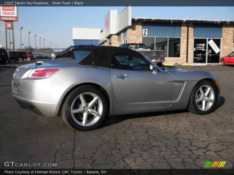 Silver Pearl / Black 2007 Saturn Sky Roadster