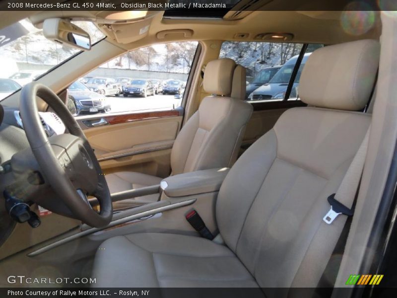Obsidian Black Metallic / Macadamia 2008 Mercedes-Benz GL 450 4Matic