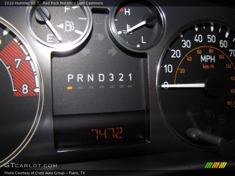 Red Rock Metallic / Light Cashmere 2010 Hummer H3 T