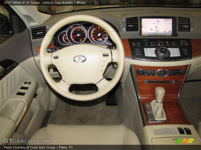 Umbria Gray Metallic / Wheat 2007 Infiniti M 35 Sedan