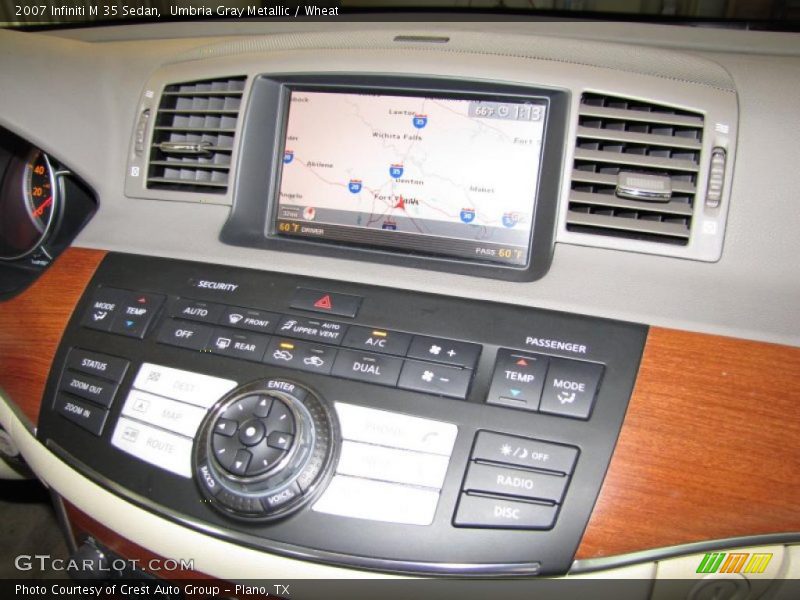 Navigation of 2007 M 35 Sedan