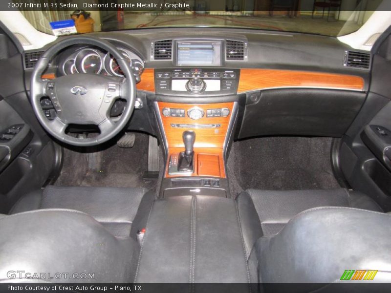 Diamond Graphite Metallic / Graphite 2007 Infiniti M 35 Sedan