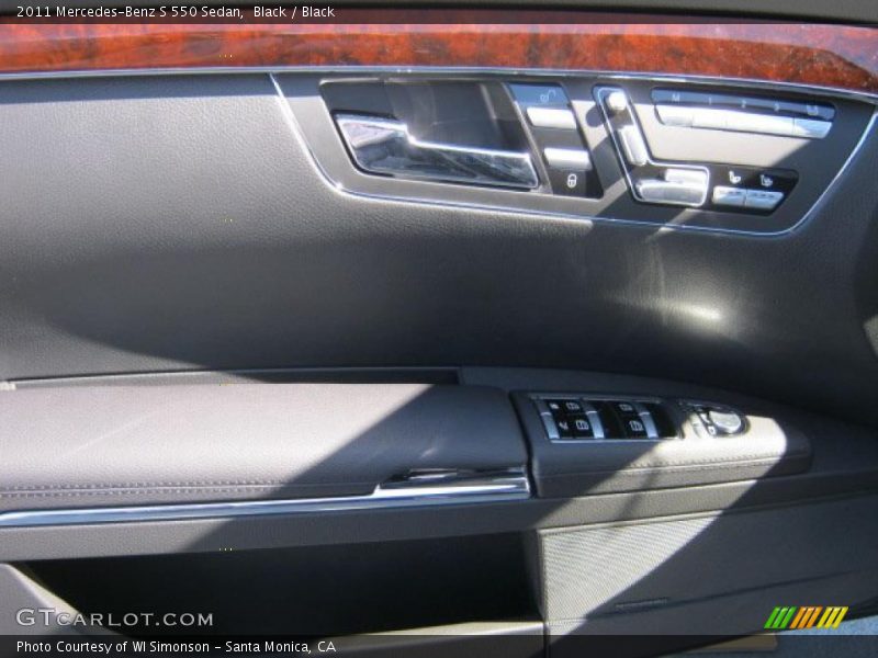 Black / Black 2011 Mercedes-Benz S 550 Sedan