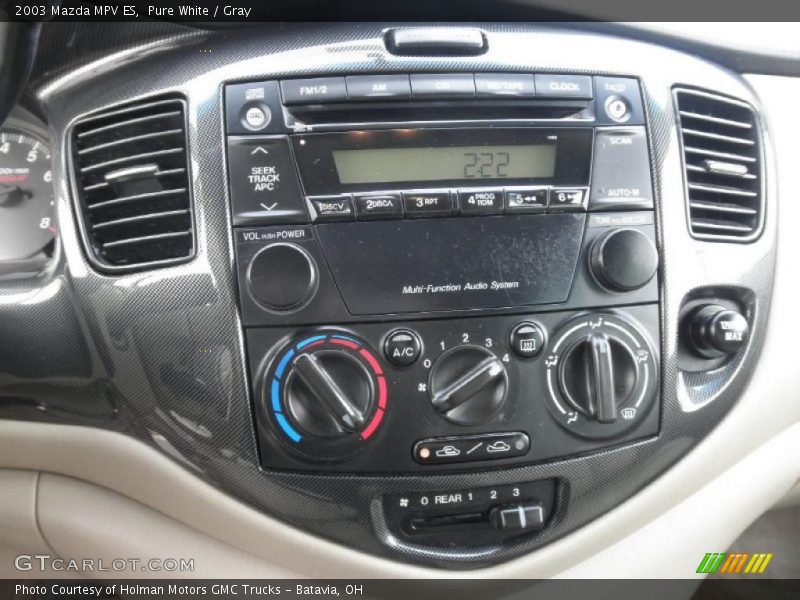 Controls of 2003 MPV ES