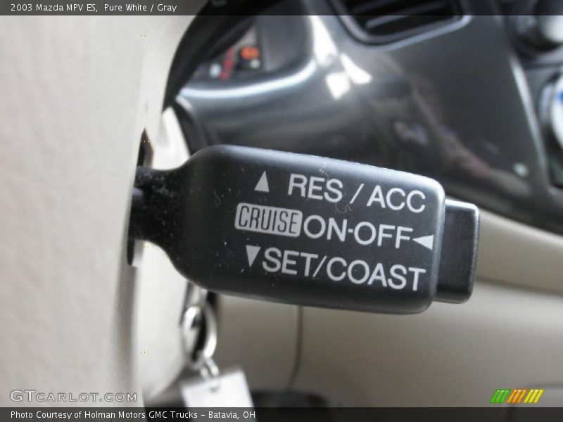 Pure White / Gray 2003 Mazda MPV ES