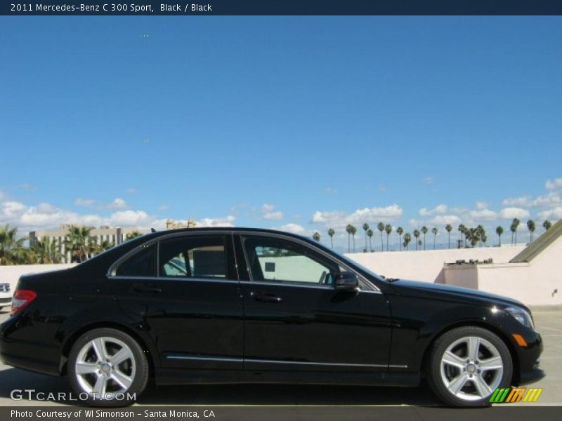 Black / Black 2011 Mercedes-Benz C 300 Sport