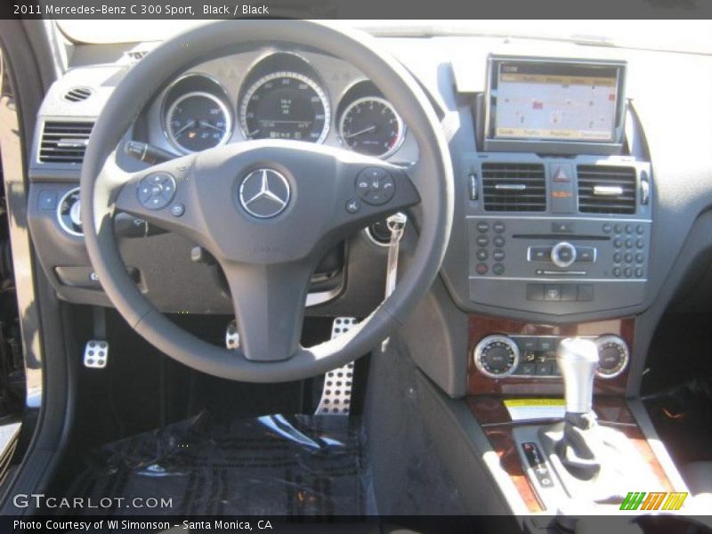 Black / Black 2011 Mercedes-Benz C 300 Sport