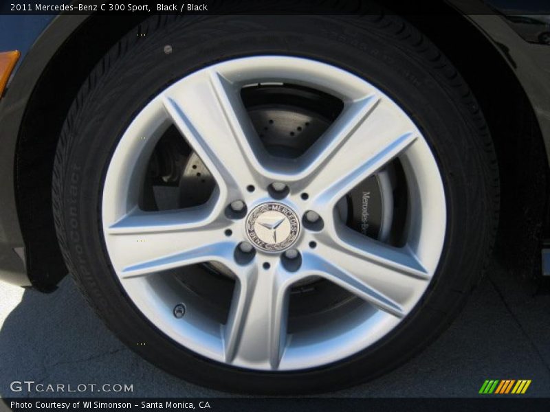 Black / Black 2011 Mercedes-Benz C 300 Sport