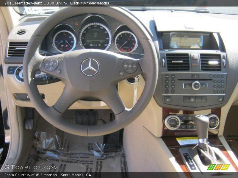 Black / Almond/Mocha 2011 Mercedes-Benz C 300 Luxury