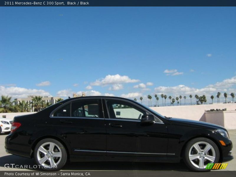 Black / Black 2011 Mercedes-Benz C 300 Sport