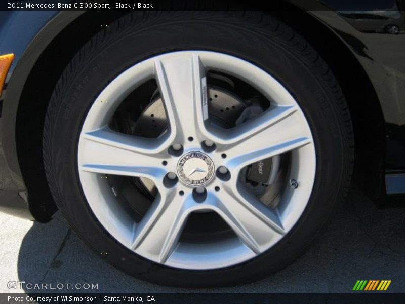 Black / Black 2011 Mercedes-Benz C 300 Sport