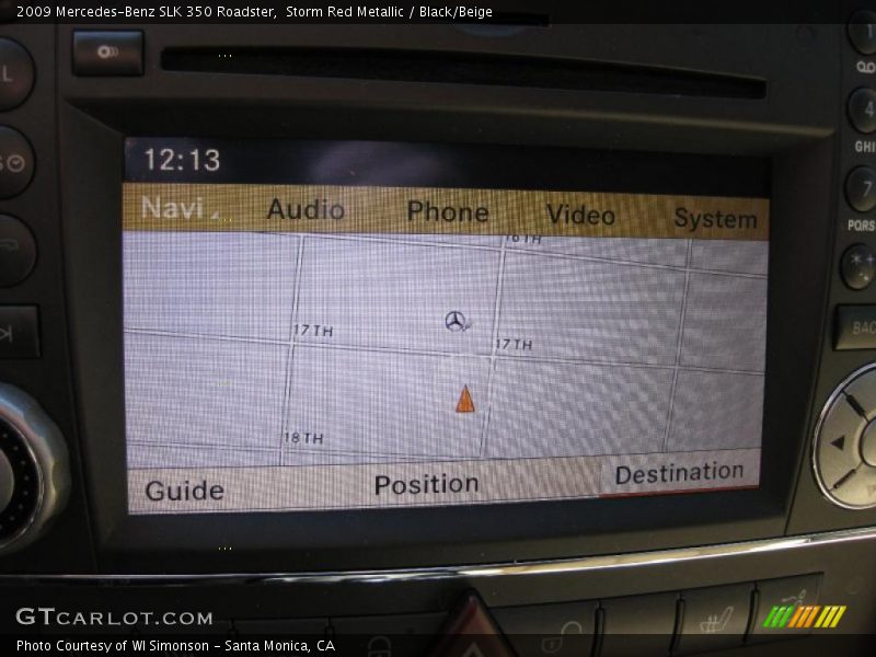 Navigation of 2009 SLK 350 Roadster