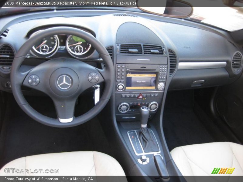 Dashboard of 2009 SLK 350 Roadster