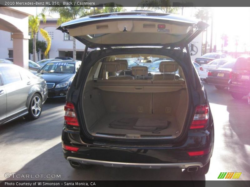 Black / Cashmere 2010 Mercedes-Benz ML 350