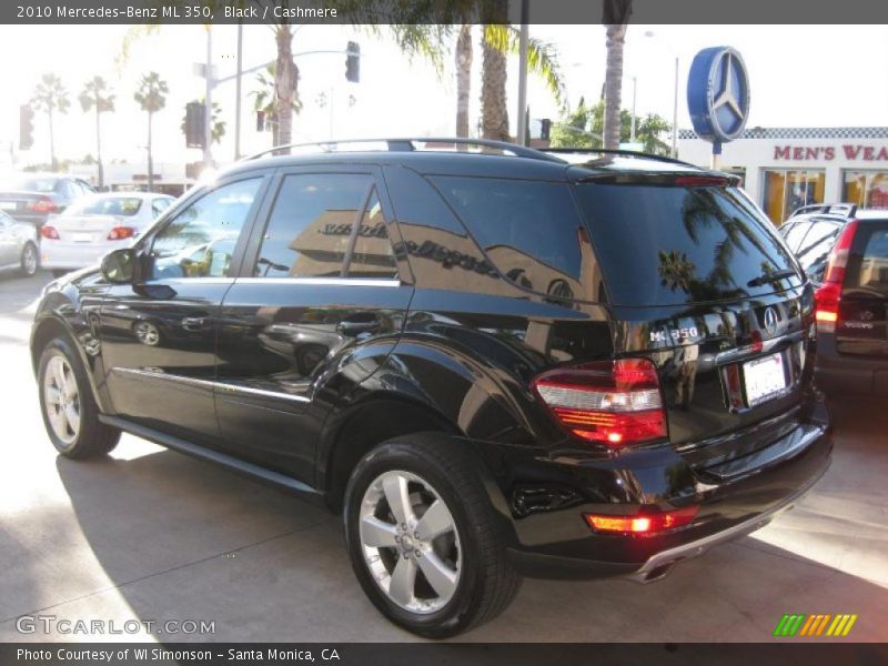 Black / Cashmere 2010 Mercedes-Benz ML 350