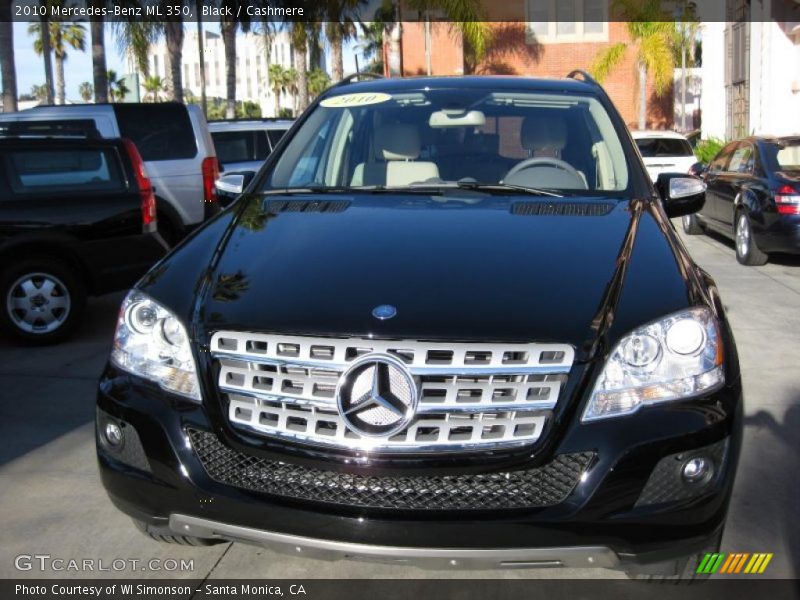 Black / Cashmere 2010 Mercedes-Benz ML 350