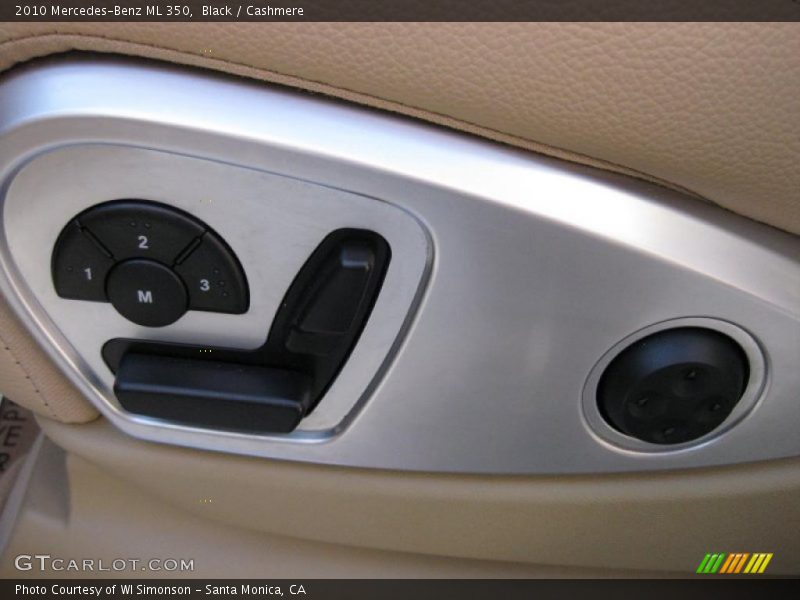 Black / Cashmere 2010 Mercedes-Benz ML 350