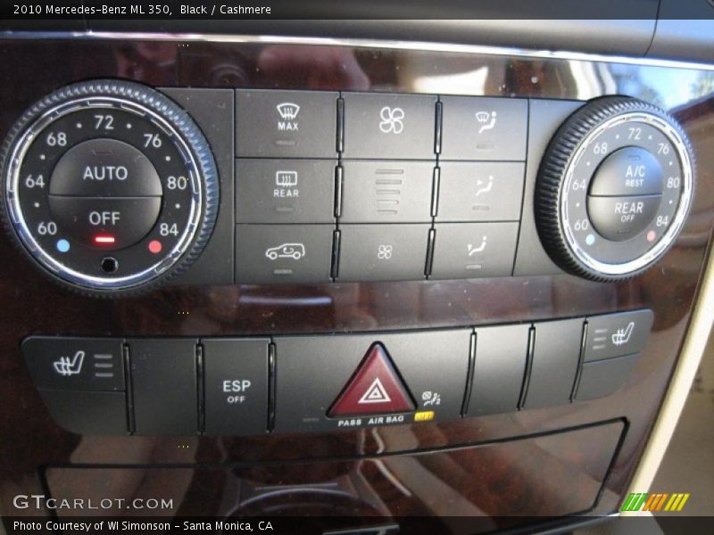 Controls of 2010 ML 350