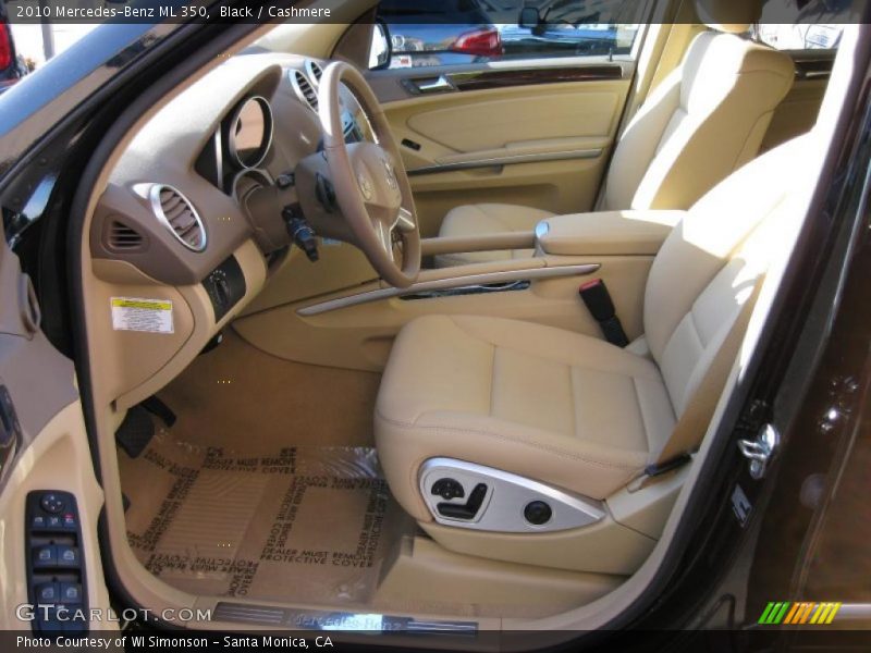  2010 ML 350 Cashmere Interior