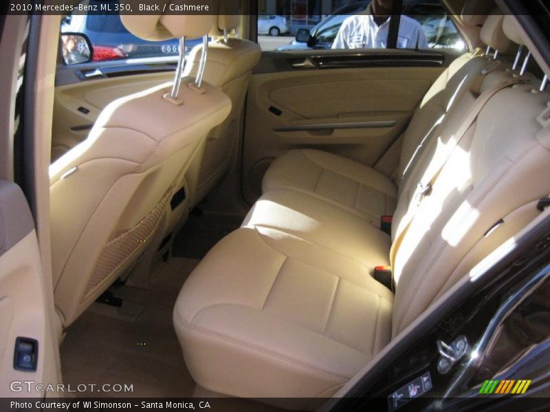  2010 ML 350 Cashmere Interior