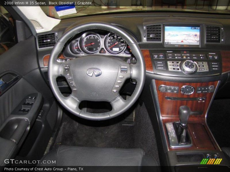 Black Obsidian / Graphite 2008 Infiniti M 35 Sedan