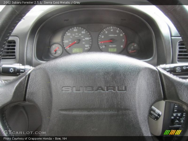 Sierra Gold Metallic / Gray 2002 Subaru Forester 2.5 S