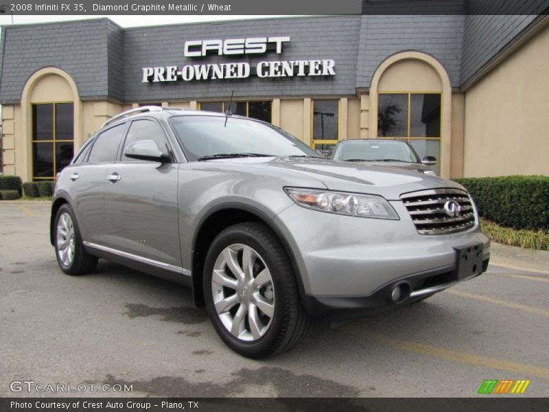 Diamond Graphite Metallic / Wheat 2008 Infiniti FX 35