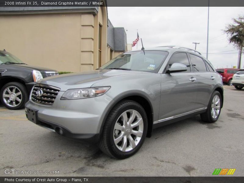 Diamond Graphite Metallic / Wheat 2008 Infiniti FX 35