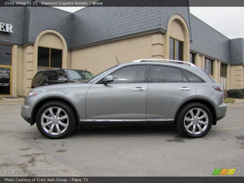 Diamond Graphite Metallic / Wheat 2008 Infiniti FX 35