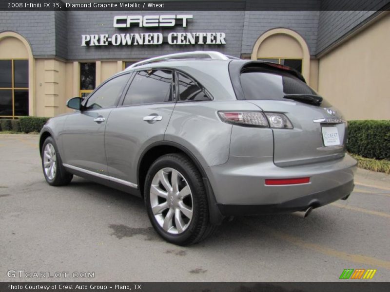 Diamond Graphite Metallic / Wheat 2008 Infiniti FX 35