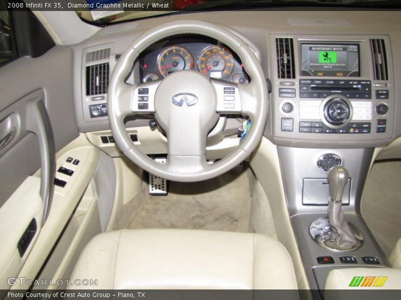Diamond Graphite Metallic / Wheat 2008 Infiniti FX 35